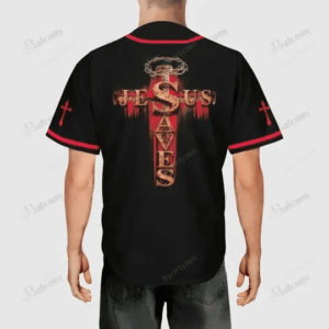 Father's Day gift Jesus Dad Man of God Baseball Jersey - Gift Men Women 1