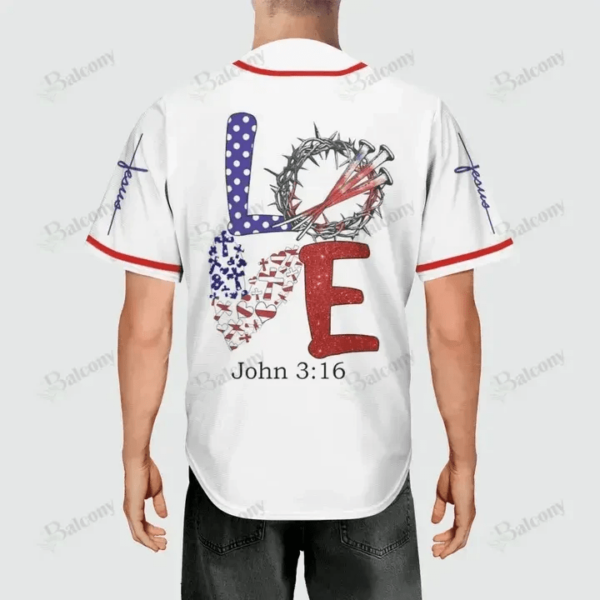 Baseball Tee Jesus – Kinds of love Baseball Jersey 90 – Gift Men Women