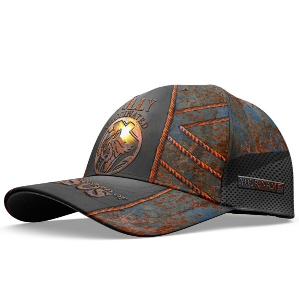 JESUS GOD Personalized Jesus Gift, Fully Vaccinated By The Blood Of Jesus Cap Gift