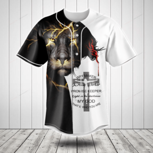Jesus Lion Way Maker Miracle Worker Baseball Jersey Shirt - Gift Men Women