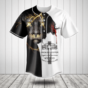 Jesus Lion Way Maker Miracle Worker Baseball Jersey Shirt - Gift Men Women