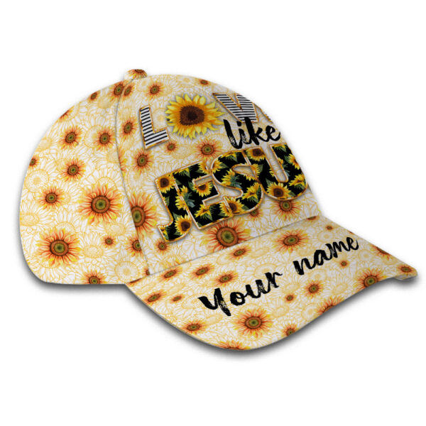 Love Like Jesus Hat: Personalized Custom Name Cap Perfect Gift