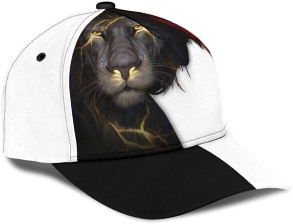 Iconic Jesus Black White Hat – Classic Cap for Men One Size Premium Quality