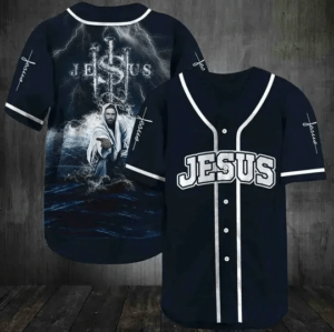 Jesus Hold my hand Baseball Tee Jersey Shirts 3D - Gift Men Women