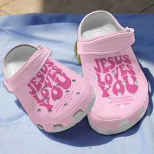Jesus Loves You Clogs: Lightweight Kids & Adults Clogs