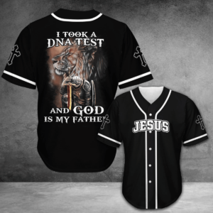 Holiday Jesus I Took A Dna Test God Is My Father Baseball Tee Jersey Shirt Printed 3d - Gift Men Women