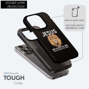 Jesus because of him heaven knows my name phone case, Jesus phone cases 1