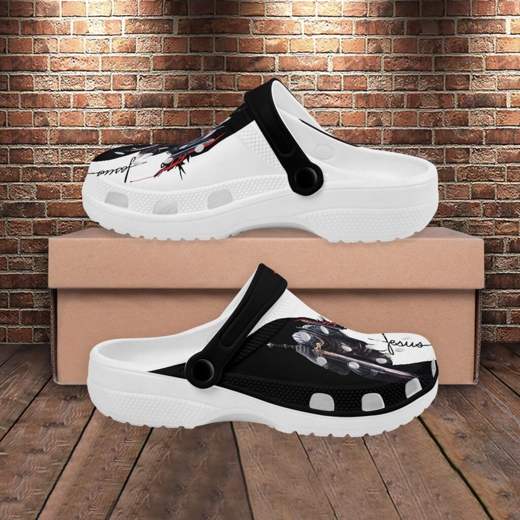 Son of God Gifts: Child of God Classic Design Clog Jesus Portrait Slippers – Religious Gifts for Women & Men Son of God Gifts: Child of God Classic Design Clog Jesus Portrait Slippers – Religious Gifts for Women & Men