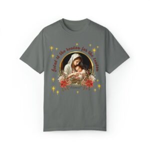 Vintage Nativity Scene Tshirt - Jesus is the Reason A Thrill of Hope Shirt Catholic Holiday Gifts 1