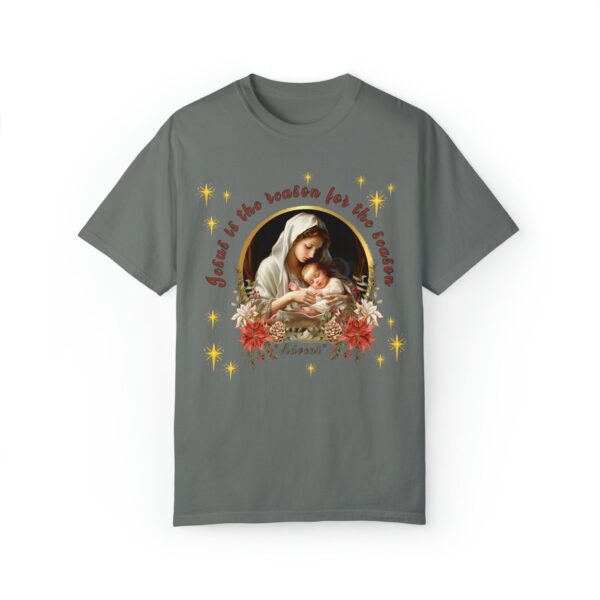 Vintage Nativity Scene Tshirt – Jesus is the Reason A Thrill of Hope Shirt Catholic Holiday Gifts