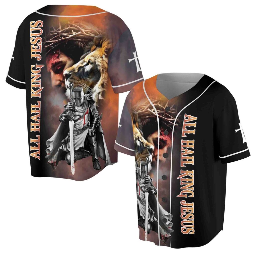 All Hall King Jesus Knee Under God Knight Templar Baseball Jersey – Gift Men Women All Hall King Jesus Knee Under God Knight Templar Baseball Jersey – Gift Men Women
