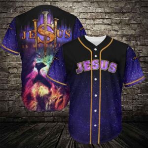 Baseball Tee Jesus and Lion Baseball Tee Jersey Shirts QT208111Td - Gift Men Women
