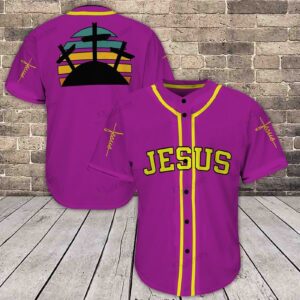 Baseball Tee Jesus Baseball Jersey 229 - Gift Men Women