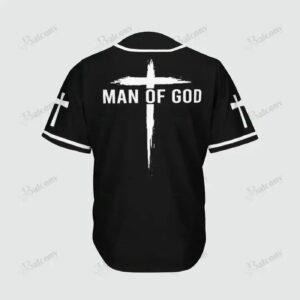 Baseball Tee Jesus - Dad is man of God Baseball Jersey 89 - Gift Men Women 3