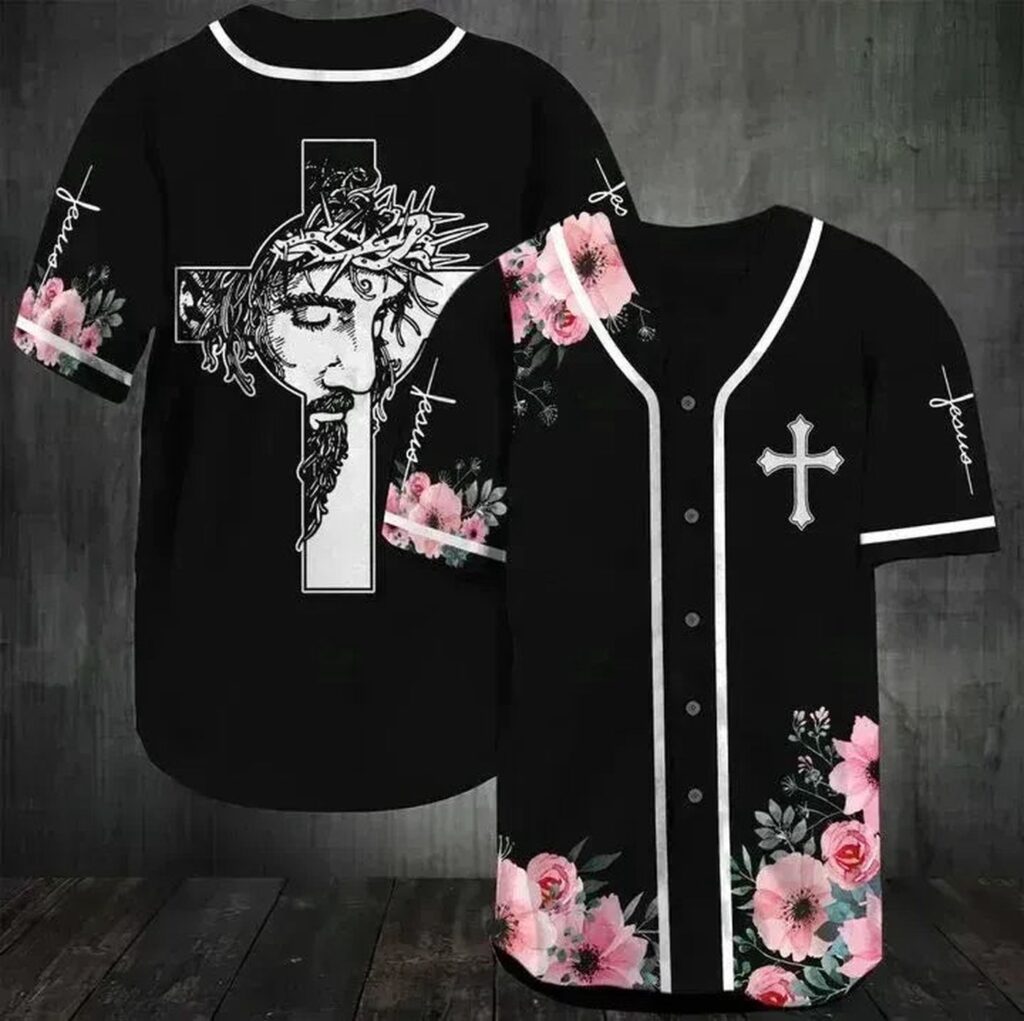 Baseball Tee Jesus – God and flower of faith Baseball Jersey 95 – Gift Men Women Baseball Tee Jesus – God and flower of faith Baseball Jersey 95 – Gift Men Women