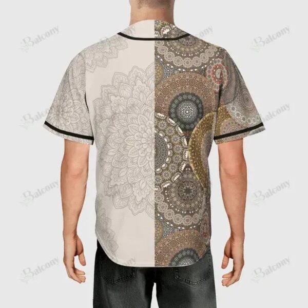 Baseball Tee Jesus – Mandala design Baseball Jersey 128 – Gift Men Women