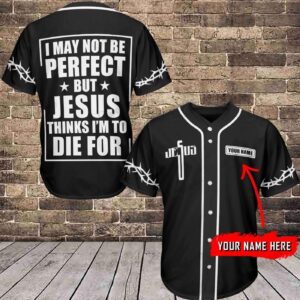 Baseball Tee Jesus Personalized Name Baseball Jersey 349 - Gift Men Women