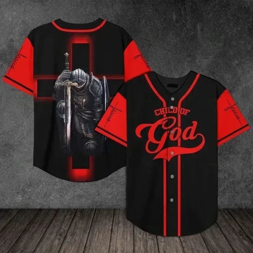 Baseball Tee Jesus – The warrior The child of God Baseball Jersey 125 – Gift Men Women Baseball Tee Jesus – The warrior The child of God Baseball Jersey 125 – Gift Men Women