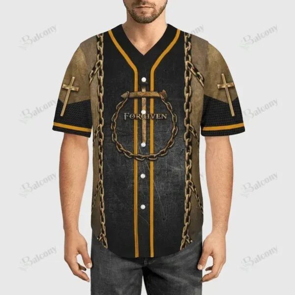 Baseball Tee Jesus – You are forgiven Baseball Jersey 164 – Gift Men Women