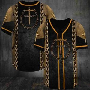 Baseball Tee Jesus - You are forgiven Baseball Jersey 164 - Gift Men Women