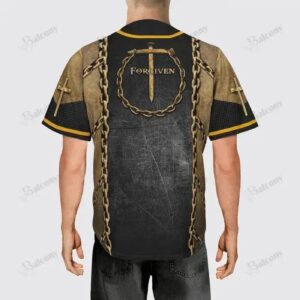 Baseball Tee Jesus - You are forgiven Baseball Jersey 164 - Gift Men Women 3