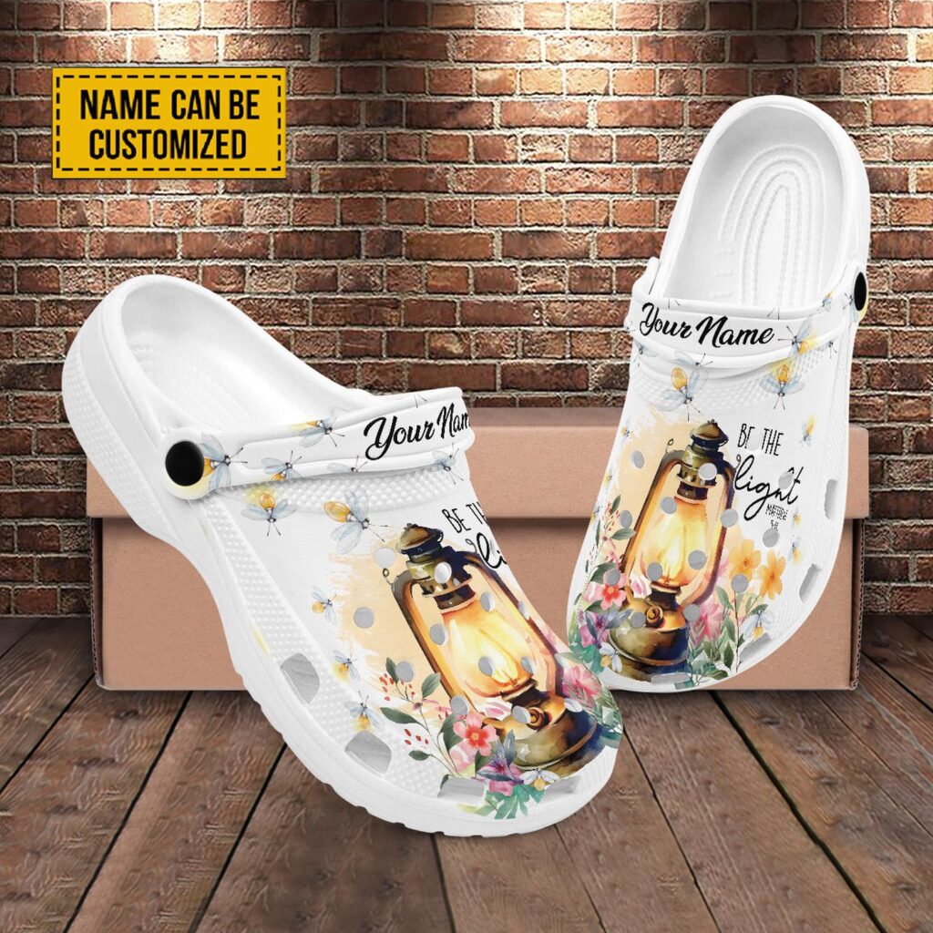 Customized Unisex Clogs: Be The Light Shoes Gift for Jesus Lovers US 4-12 EUR 36-48 Clog Customized Unisex Clogs: Be The Light Shoes Gift for Jesus Lovers US 4-12 EUR 36-48 Clog