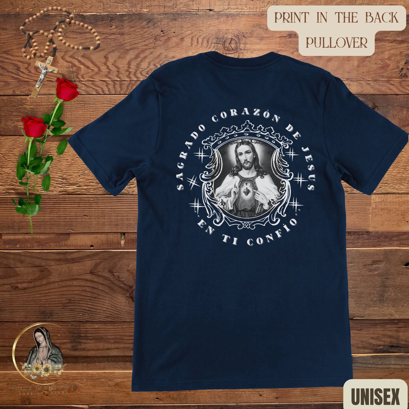 Boho Jesus Tshirt – Retro Vintage Sagrado Corazon de Jesus Religioso Gifts: Devotional & Sentimental Gifts for Mom