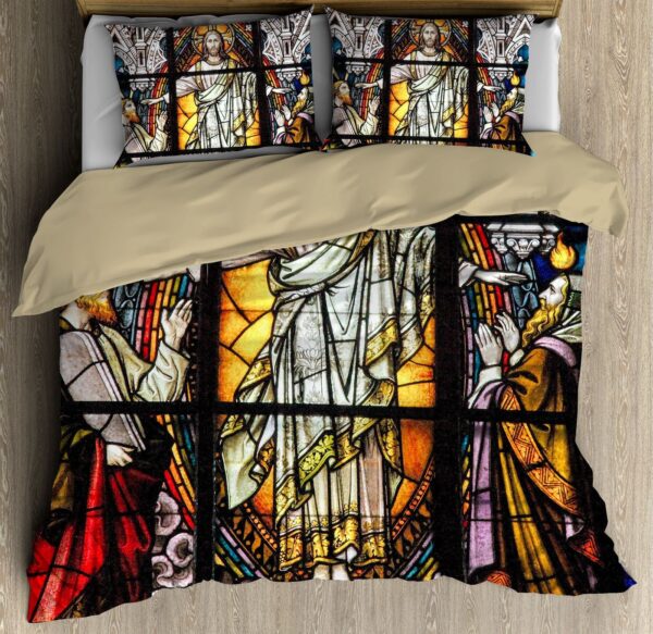 Christian Jesus Gotic Art All Over Print Bedding Set