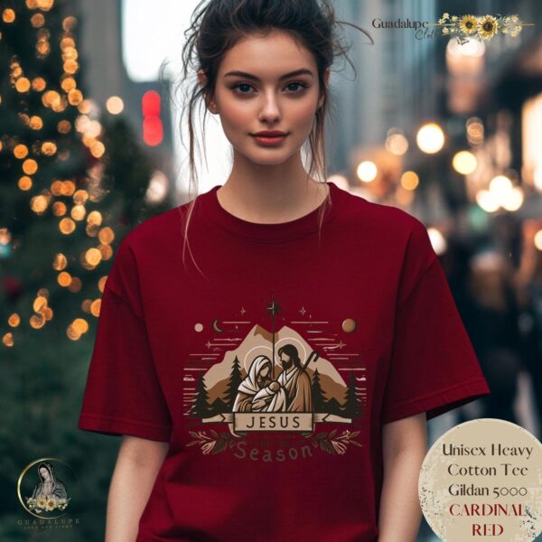 Jesus Nativity Scene Unisex Shirt: Catholic Winter & Religious Christmas Apparel