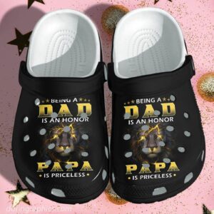 Black Lion King Croc Clog Shoes - Stylish Dad s Honor Priceless ComfortClog