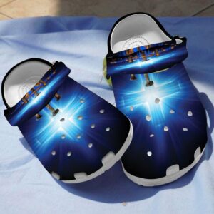 Stylish Croc Clog Shoe: Christian Cross Design for Faithful BelieversClog