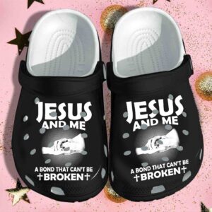 Croc Shoe Jesus And Me Shirt - Unbreakable Bond Christian ClogClog