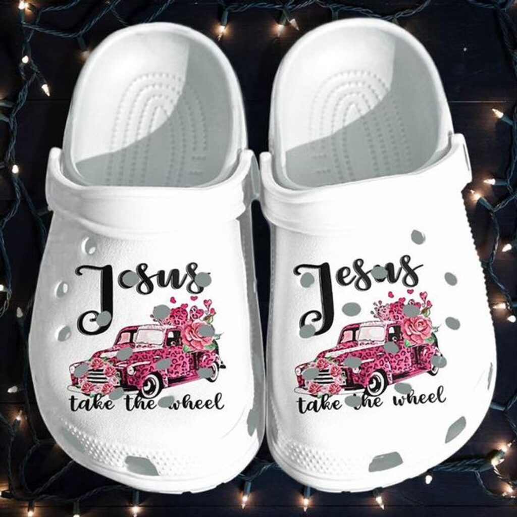 Stylish Pink Car Croc Clog Shoe – Jesus Faith Design for FriendsClog Stylish Pink Car Croc Clog Shoe – Jesus Faith Design for FriendsClog