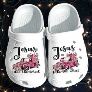 Mother s Day Pink Car Croc Shoe - Faithful Jesus Clog for WomenClog