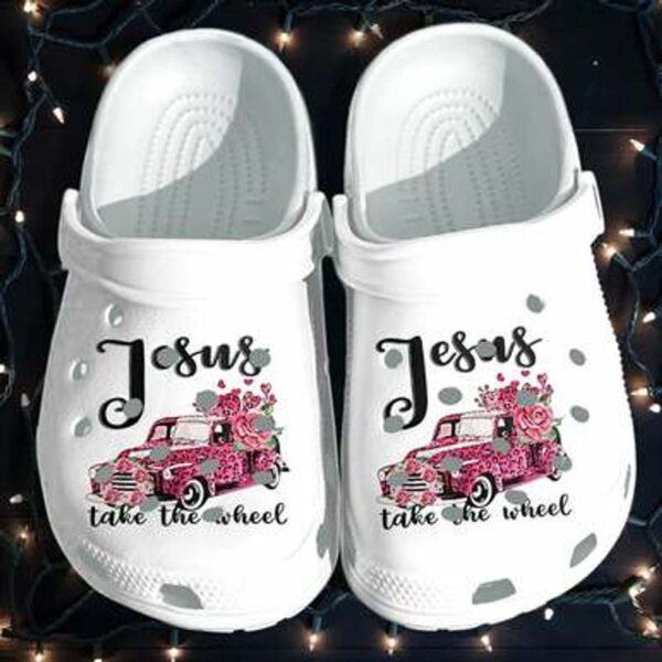 Mother s Day Pink Car Croc Shoe – Faithful Jesus Clog for WomenClog
