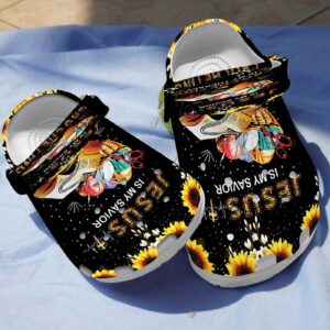 Croc Shoe - Clog Shoe Jesus God Cross Christian Crocheting: The Ultimate Therapy BookClog