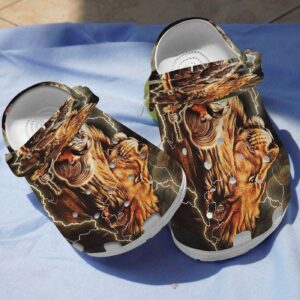 Croc Warrior Knight Templar Lion Daughter Of The King JesusClog - Stylish Women s ShoeClog