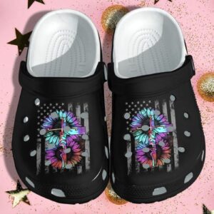 Faith Sunflower Hippie Shoes - Croc Clog Shoes for Christian BelieversClog