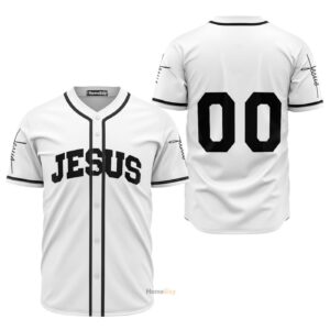 Custom Name And Number Jesus Christian Athletic Style - Personalized Baseball Jersey - Gift Men Women