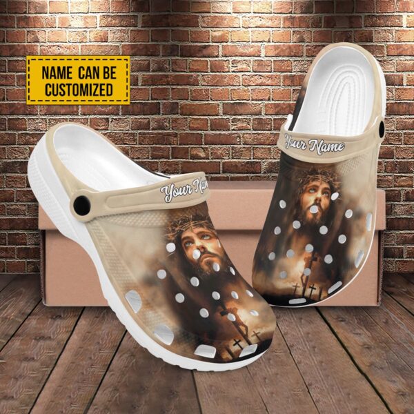 Custom Name Jesus Christ God Clogs Shoes – Personalized Slippers for Women