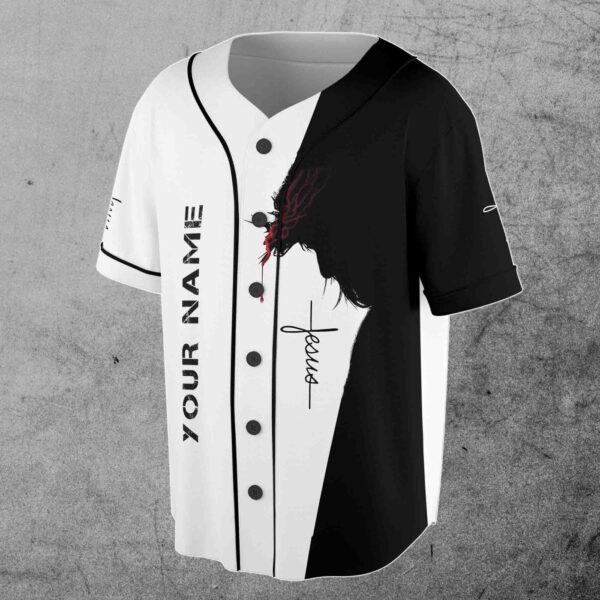 Custom Name Jesus Crown of Thorns Jesus Baseball Jersey – Gift Men Women