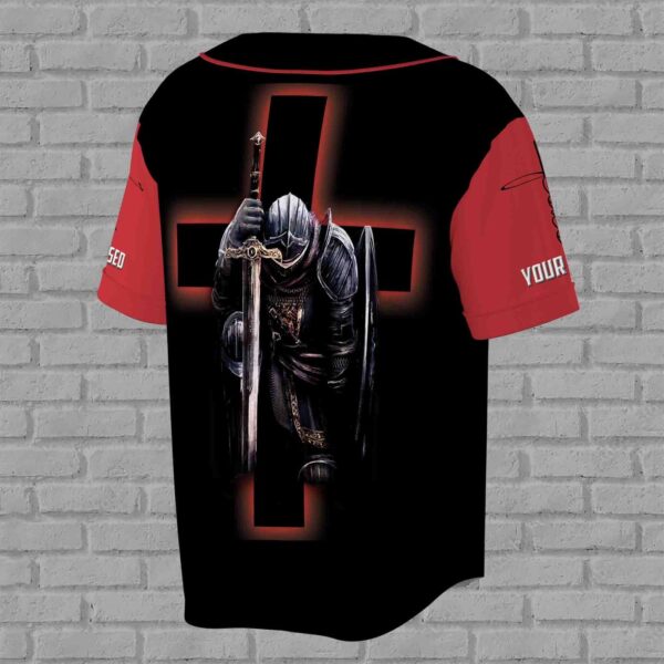 Custom Name Jesus The Warrior The child of God 3D Baseball Jersey Size – Gift Men Women