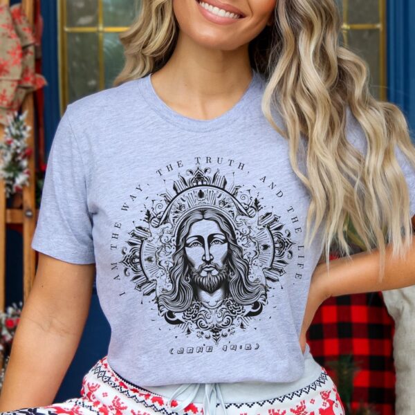 Cute Couples Religious Tshirt: Jesus Trendy Christian Apparel with Bible Verses
