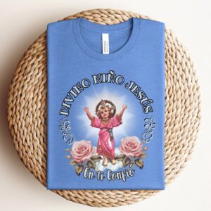 Divino Nino Jesus Tee: Divine Holy Child Jesus Tshirt Catholic Christian Clothing