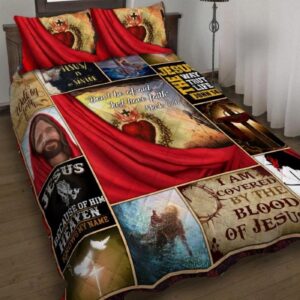 Don’t Be Afraid Just Have Faith Jesus Christ Quilt Bedding Set