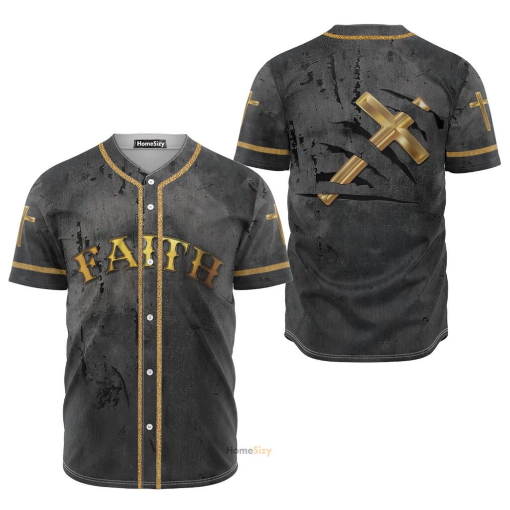 Faith & Cross Jesus – Baseball Jersey – Gift Men Women Faith & Cross Jesus – Baseball Jersey – Gift Men Women