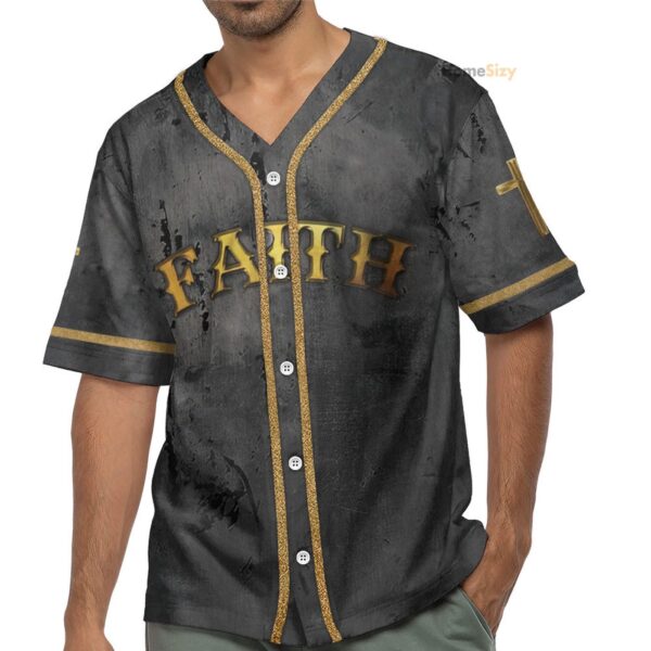 Faith & Cross Jesus – Baseball Jersey – Gift Men Women