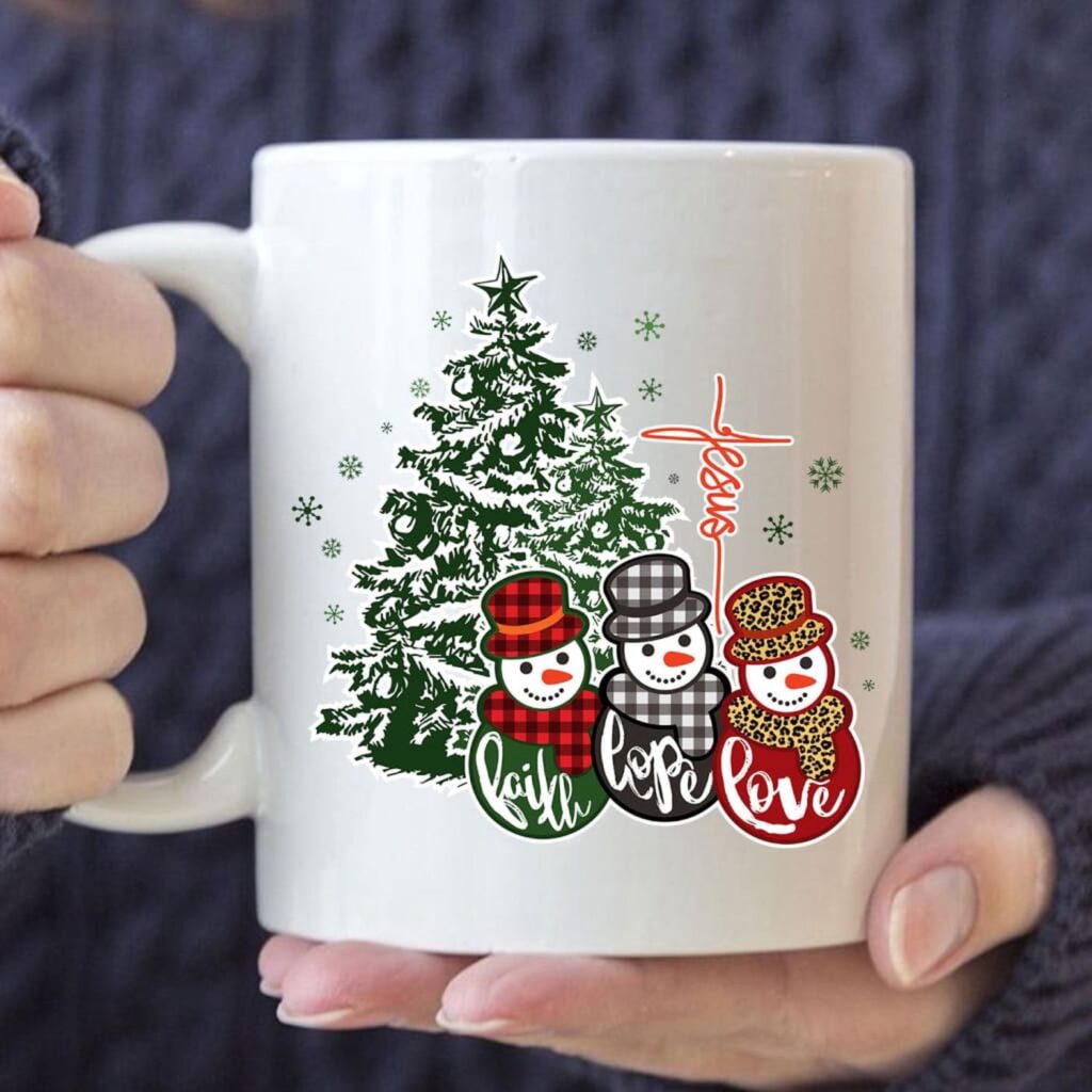 Faith hope love, Jesus cross, Christmas coffee mug Faith hope love, Jesus cross, Christmas coffee mug