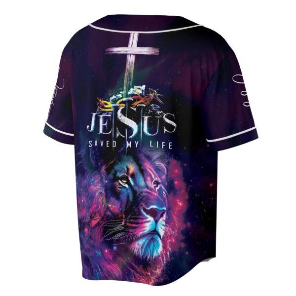 Galaxy Constellation Lion Jesus Save My Life Baseball Jersey – Gift Men Women