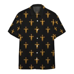 Hawaiian Short Sleeve 3D Medieval Style Jesus Christ Custom Hawaii Shirt Aloha Shirt For Summer  - Gift Men Women Days